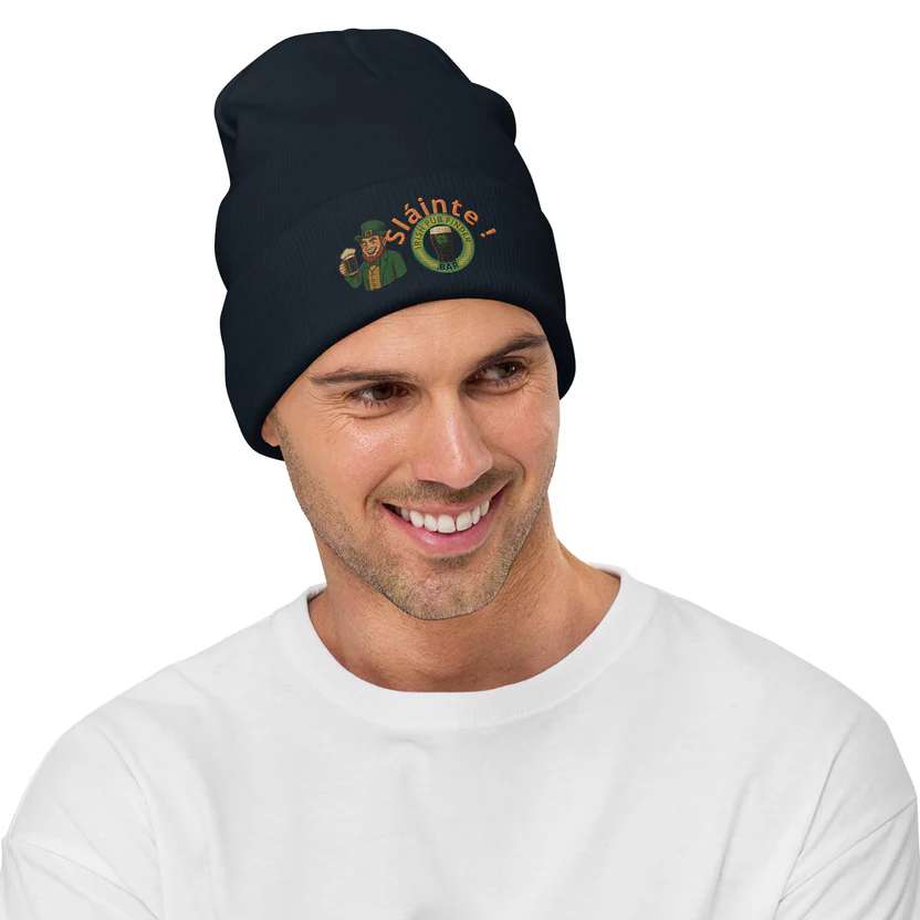 Sláinte! Irish Pub Finder Beanie Hat - Image 4